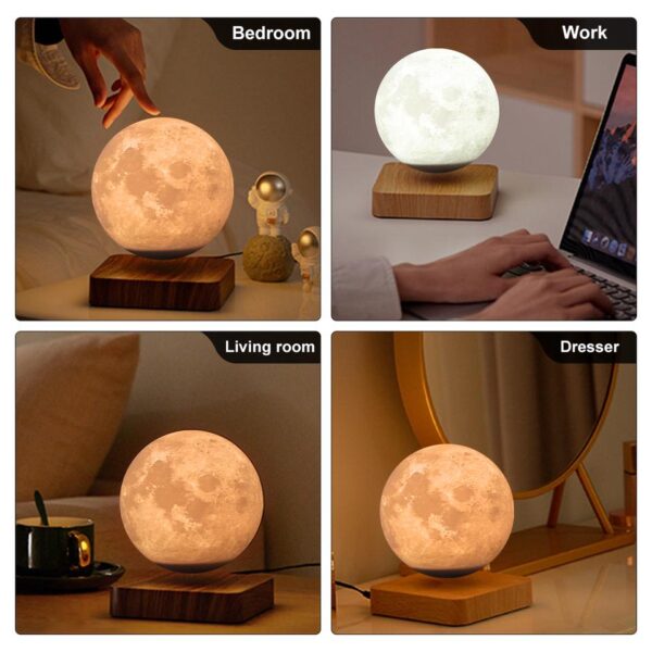 Moon Levitating Magnetic Table Lamp - Image 5